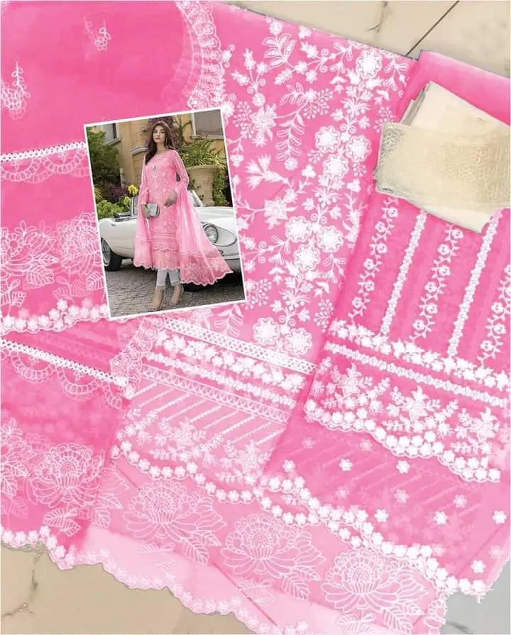 Azure Pink Formal (100% Organzaa) - Wearza