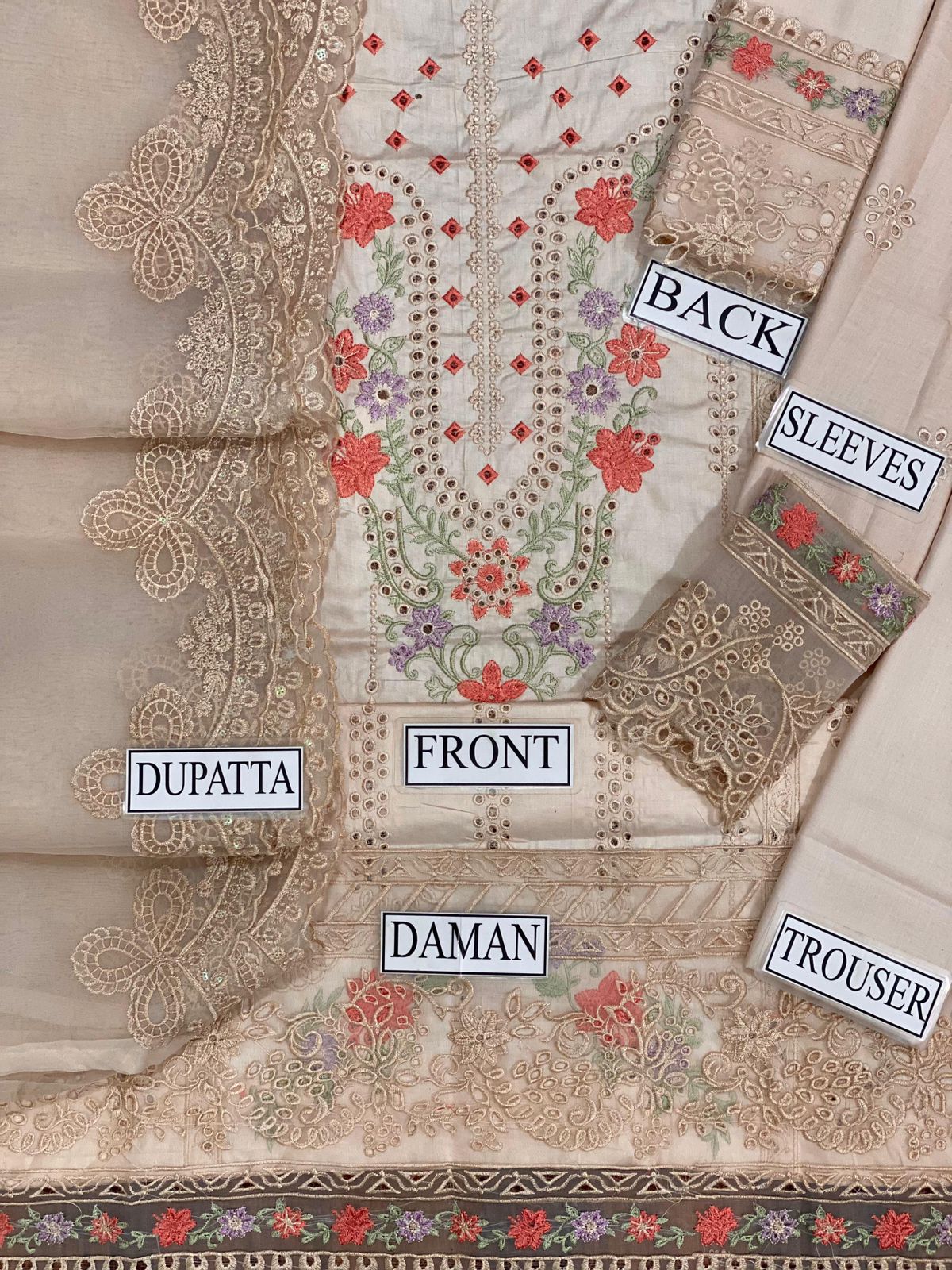 MARIA B X WEARZA MOST ICONIC ARTICLE FULLY CHIKANKARI EID COLLECTION 2024 - Wearza