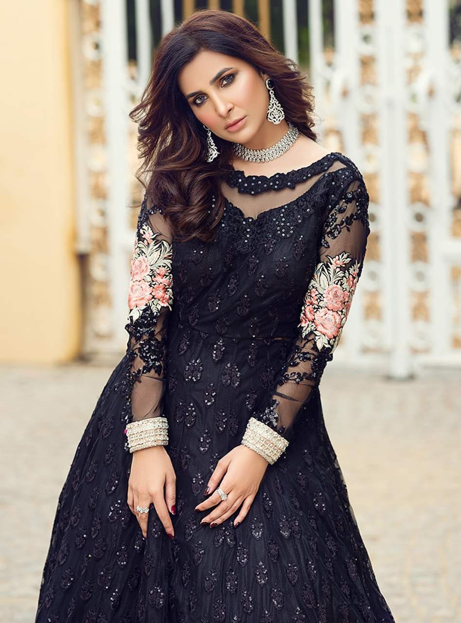 ZC SOFT NET LUXURY PAKISTANI TRENDING DRESS - Wearza