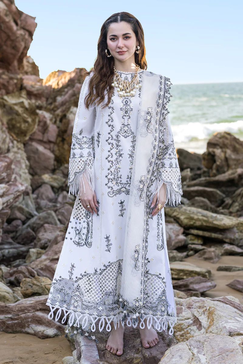 SAHIL E KINARE WEARZA LUXURY PREMIUM LAWN DRESS 2024 - Wearza