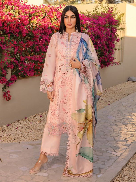 RANG RASIA THE MOST AWAITED ARTICLE LUXURY LAWN CHICKENKARI 2024 - Wearza