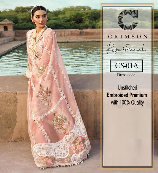 Crimson Most Hit Design Restock Premium Pure Lawn 2024 - Wearza