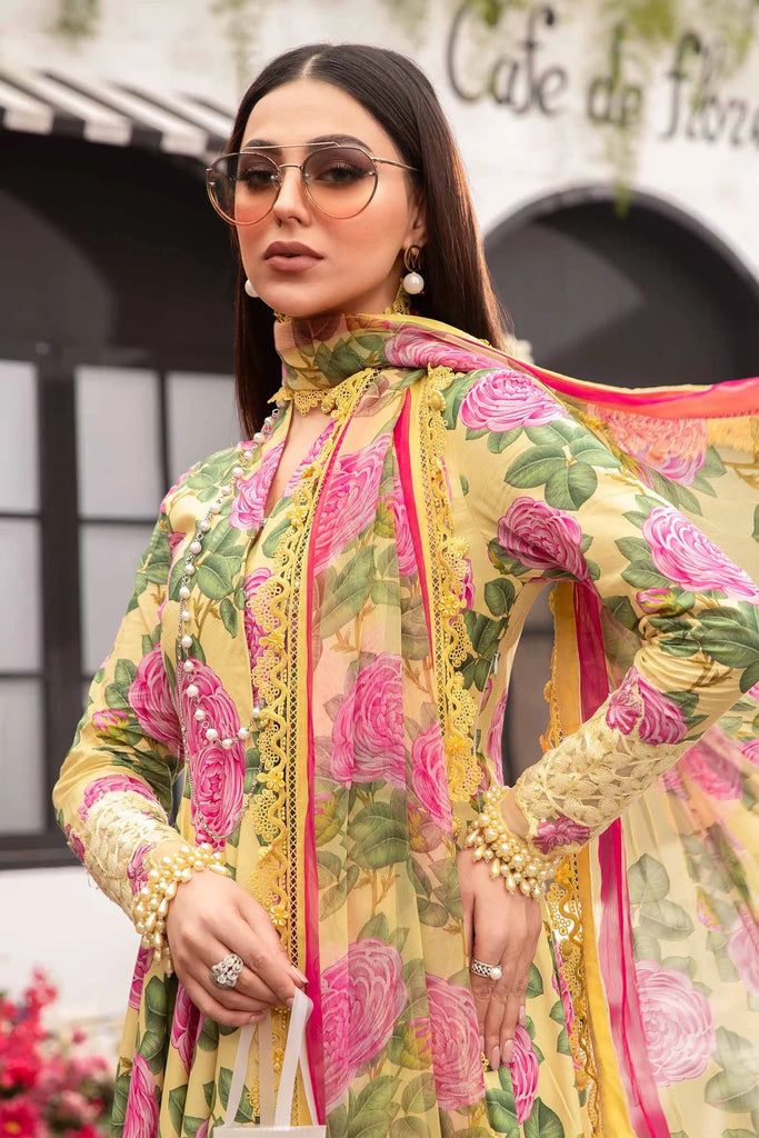 Maria B MPRINT PREMIUM PURE LAWN COLLECTION WITH CHIFFON DUPPATA 2024 - Wearza