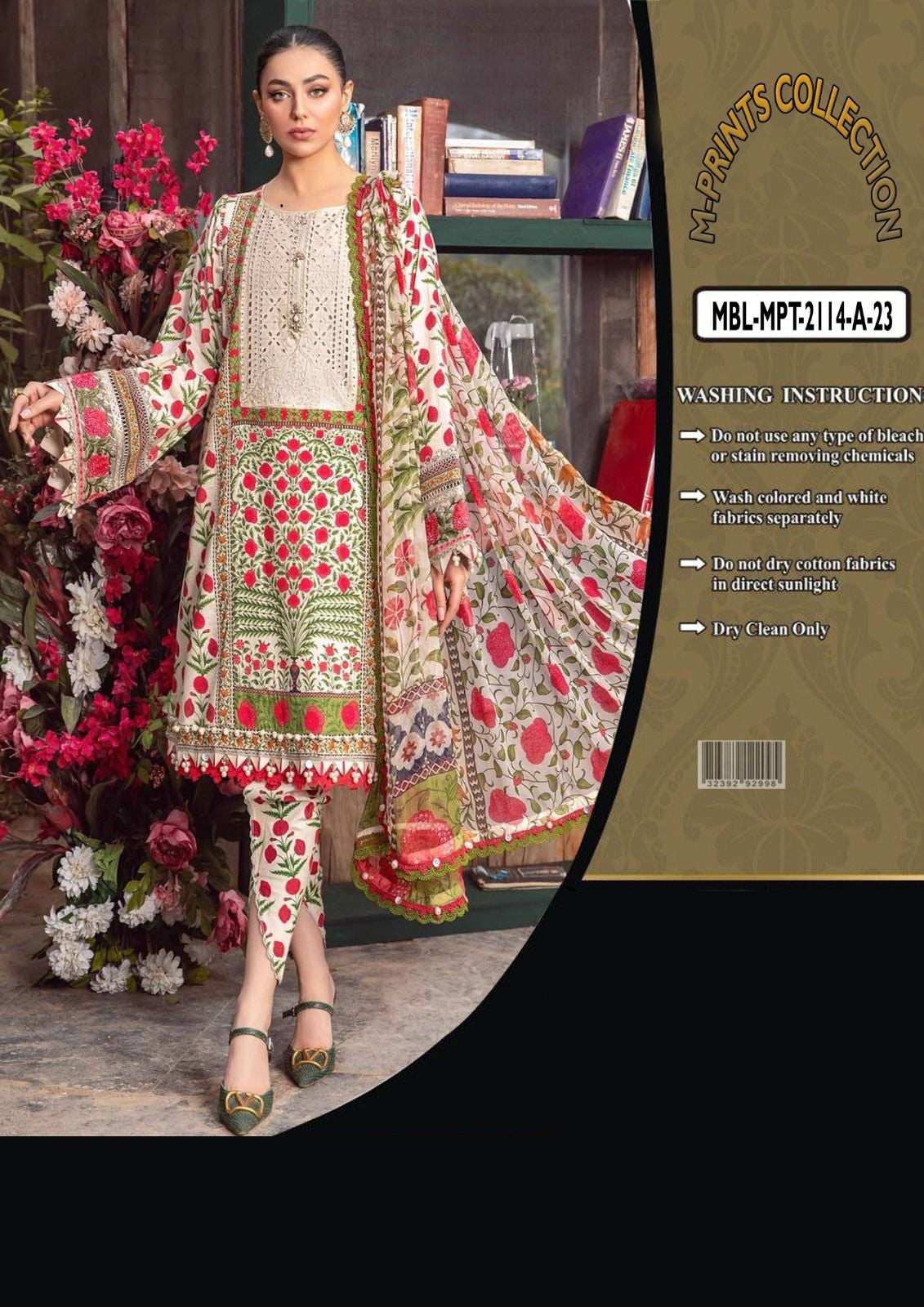 Maria B MPRINT PREMIUM PURE LAWN COLLECTION 2024 - Wearza