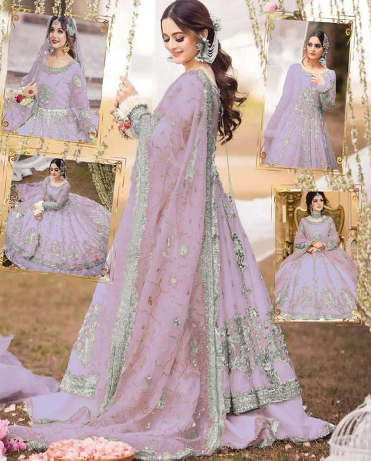 Hira Mani X Wearza Ruedad E Sahr 100%soft Net Bridal Wedding Frock 2024 - Wearza