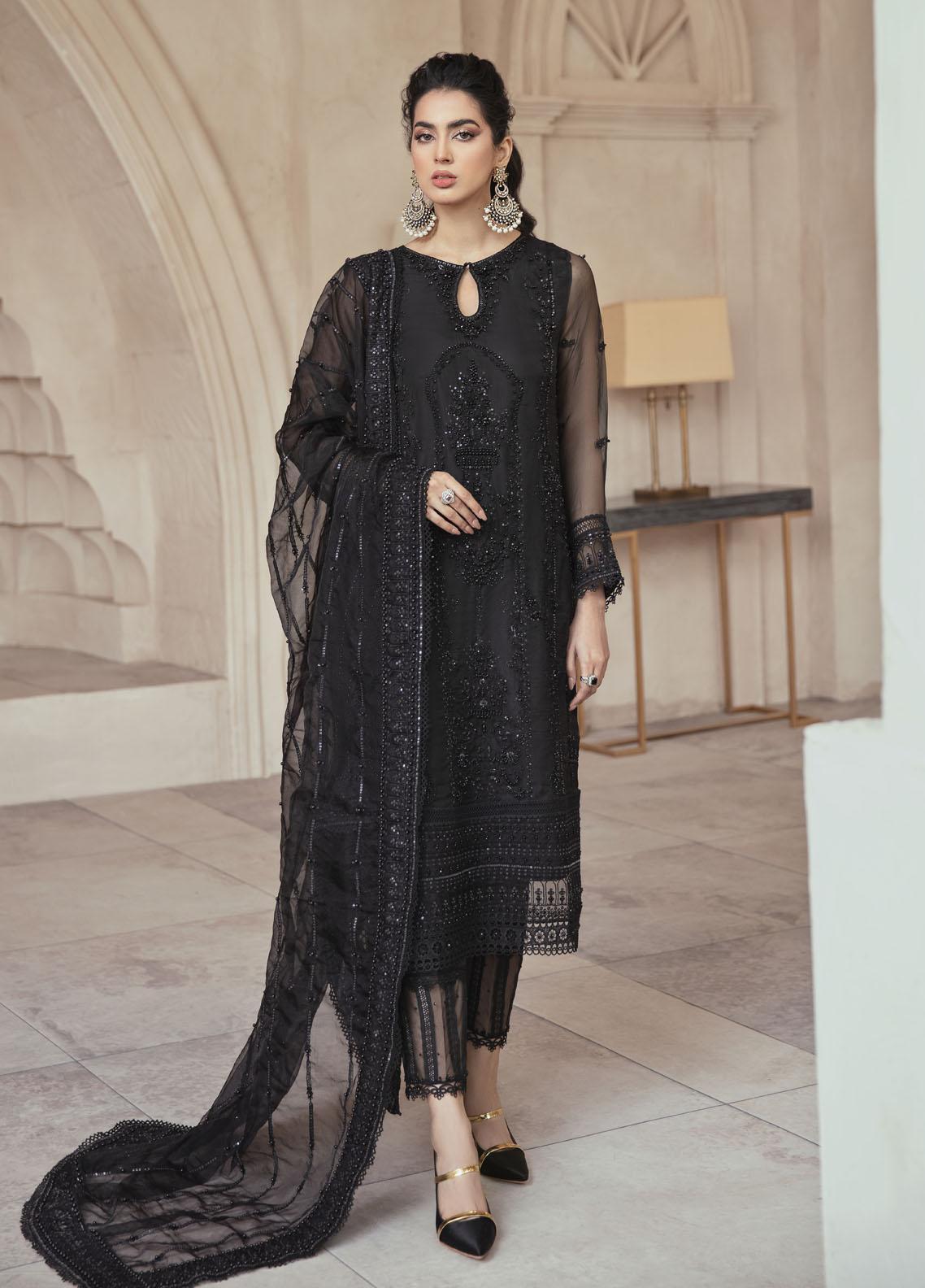 MUSHQ PREMIUM WEDDING DRESS FOR BLACK LOVERZ 100% SOFT NET ADDA WORK 2024 - Wearza