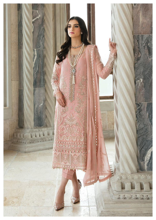 Gulaal Isabella Pure Chiffon Emb Dress Fancy Collection 2024 WEARZA