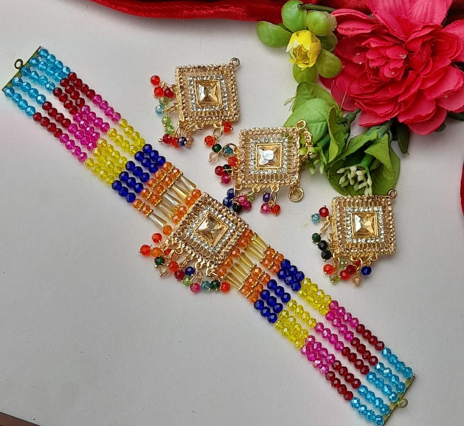 Ethnic Fancy Choker Set Wearza