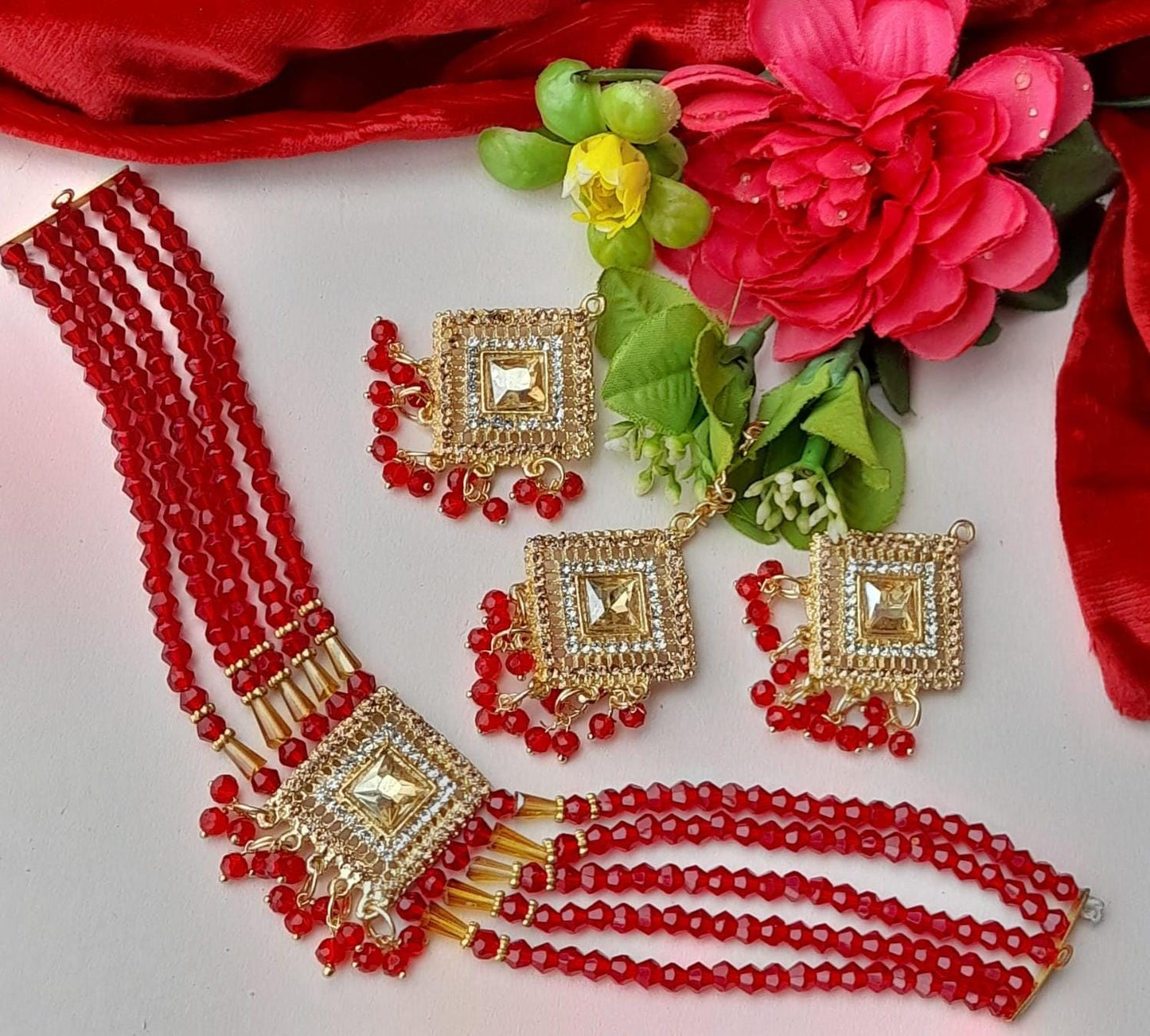 Ethnic Fancy Choker Set Wearza