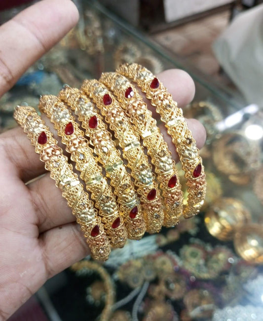 Asha 6.Pcs Manjoos Bangles Sets WEARZA