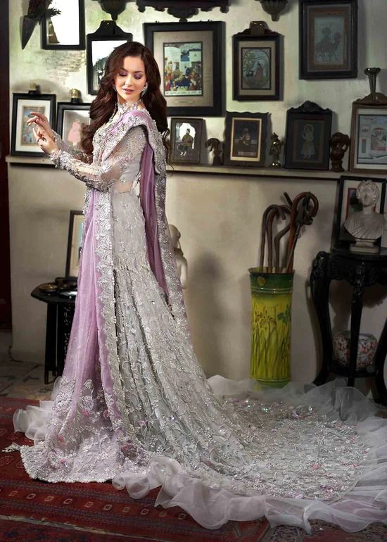 Wearza Wear By Hania Amir Party Wear 100% Soft Net Dress 2024 WEARZA