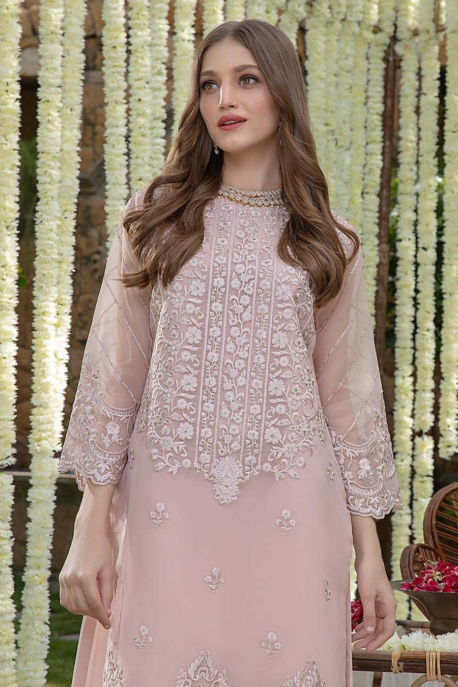 Azure 2pc Pure Chiffon Dress 2024