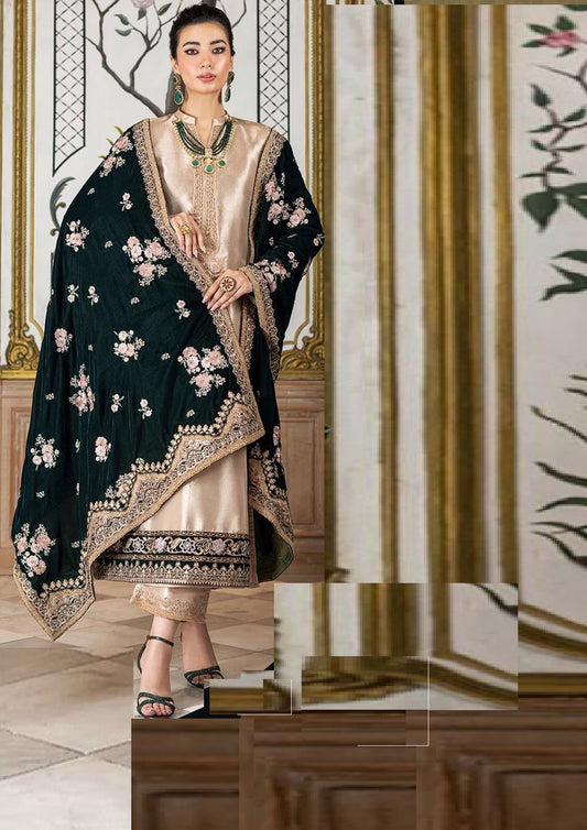 Zainab Chottani Sarwana Velvet Pakistani Dress 2024 Trending