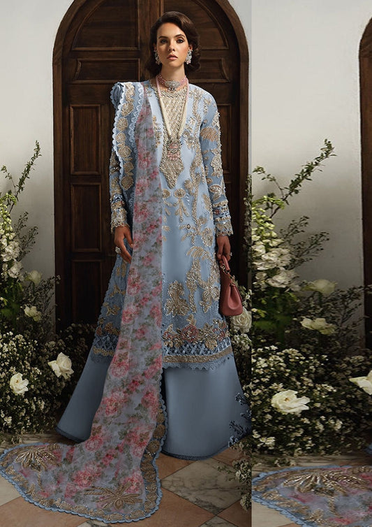 Wearza Shizane Dress Pure Organza Pakistani Dress With Pure Silk Duppata 2024